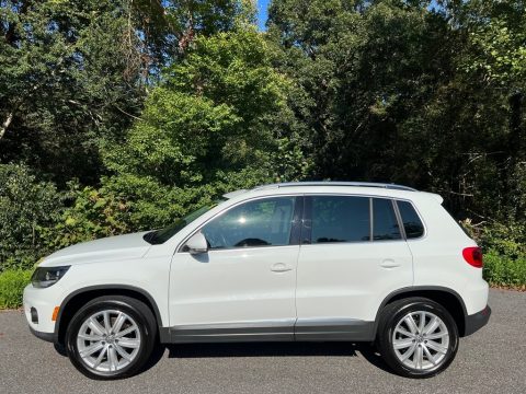 Pure White Volkswagen Tiguan SEL 4Motion.  Click to enlarge.