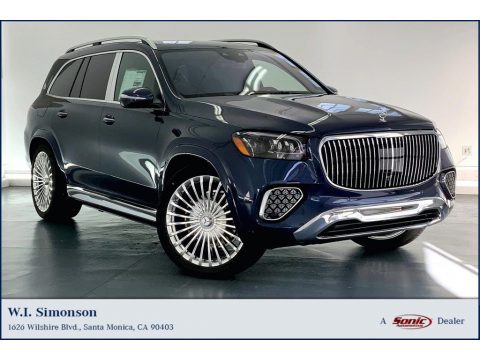 Twilight Blue Metallic Mercedes-Benz GLS Maybach 600 4Matic.  Click to enlarge.