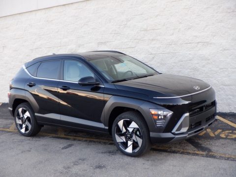 Abyss Black Pearl Hyundai Kona Limited AWD.  Click to enlarge.
