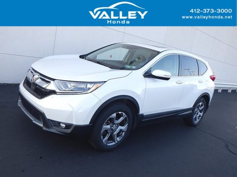 Platinum White Pearl Honda CR-V EX AWD.  Click to enlarge. Platinum White Pearl Honda CR-V EX AWD.  Click to enlarge.