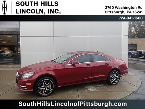 Storm Red Metallic Mercedes-Benz CLS 550 4Matic Coupe.  Click to enlarge.