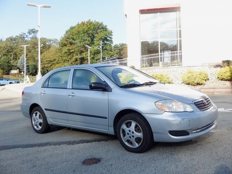 Silver Streak Mica Toyota Corolla CE.  Click to enlarge.