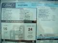  2010 Ford Mustang V6 Premium Convertible Window Sticker #12