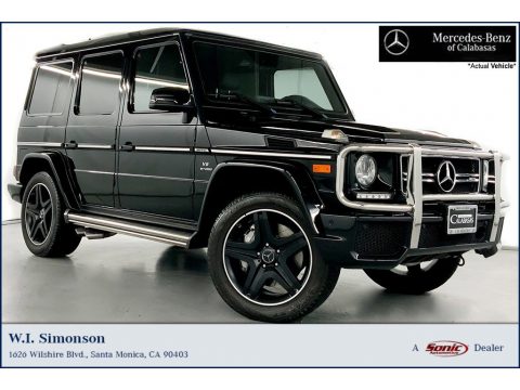 Obsidian Black Metallic Mercedes-Benz G 63 AMG.  Click to enlarge.