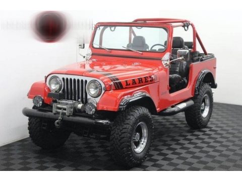 Firecracker Red Jeep CJ7 Renegade 4x4.  Click to enlarge.