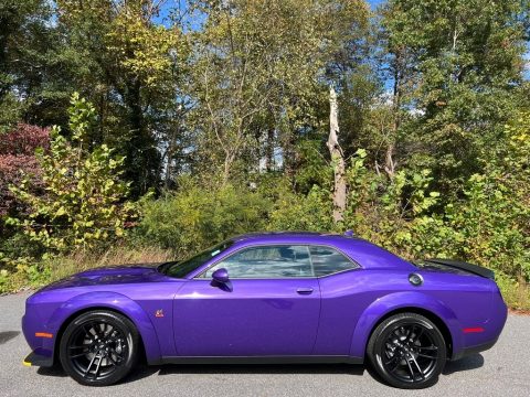Plum Crazy Pearl Dodge Challenger R/T Scat Pack Widebody.  Click to enlarge.