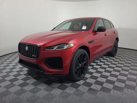 Firenze Red Metallic Jaguar F-PACE P400 R-Dynamic S.  Click to enlarge.