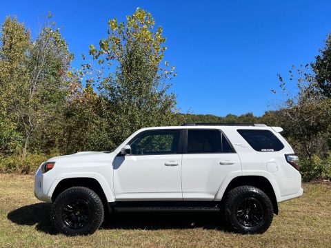 White Toyota 4Runner TRD Off Road 4x4.  Click to enlarge.