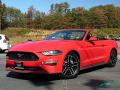 Front 3/4 View of 2021 Ford Mustang EcoBoost Premium Convertible #1