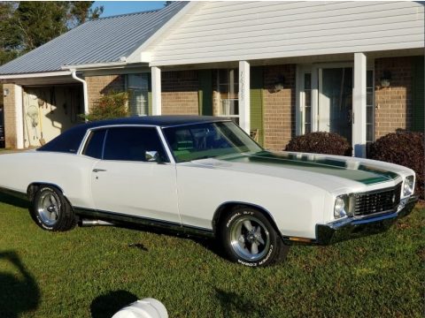 Antique White Chevrolet Monte Carlo .  Click to enlarge.