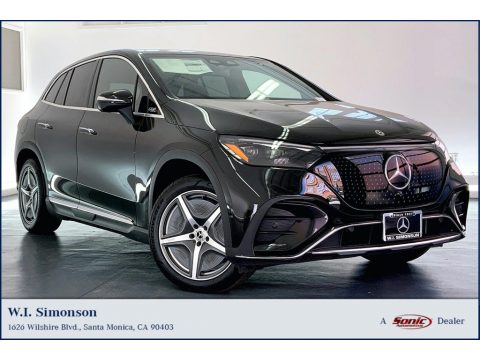 Obsidian Black Metallic Mercedes-Benz EQE 350+ 4Matic SUV.  Click to enlarge.