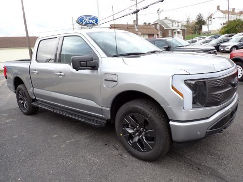 Iconic Silver Metallic Ford F150 Lightning XLT 4x4.  Click to enlarge.