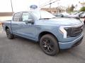 Front 3/4 View of 2023 Ford F150 Lightning Lariat 4x4 #8