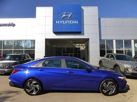 Intense Blue Hyundai Elantra SEL.  Click to enlarge.