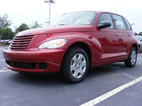 Inferno Red Crystal Pearl Chrysler PT Cruiser LX.  Click to enlarge.