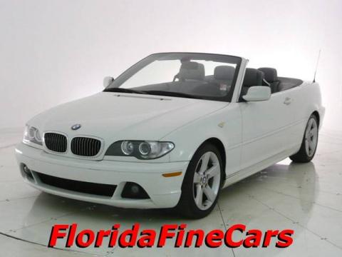 Alpine White BMW 3 Series 325i Convertible.  Click to enlarge.