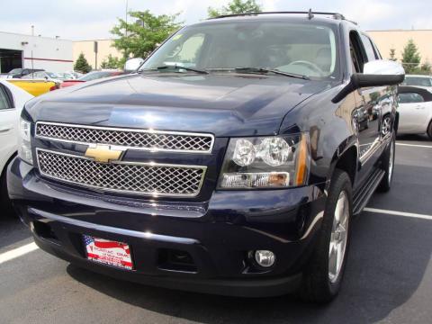 Dark Blue Metallic Chevrolet Avalanche LTZ 4x4.  Click to enlarge.