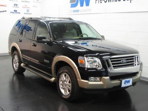 Black Ford Explorer Eddie Bauer 4x4.  Click to enlarge.