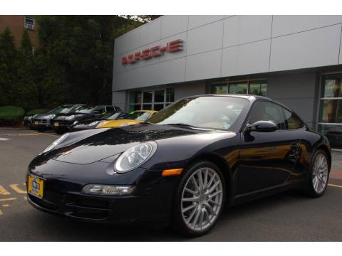 Midnight Blue Metallic Porsche 911 Carrera Coupe.  Click to enlarge.