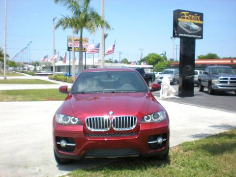 Vermilion Red Metallic BMW X6 xDrive50i.  Click to enlarge.