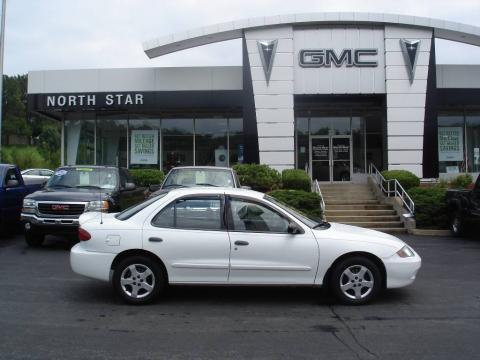 Summit White Chevrolet Cavalier LS Sedan.  Click to enlarge.