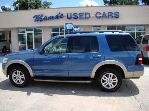 Sport Blue Metallic Ford Explorer Eddie Bauer 4x4.  Click to enlarge.