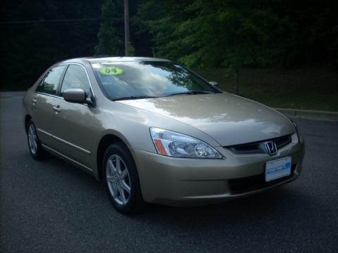 Desert Mist Metallic Honda Accord EX V6 Sedan.  Click to enlarge.