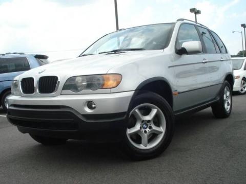 Titanium Silver Metallic BMW X5 3.0i.  Click to enlarge.