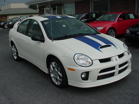 Stone White Dodge Neon SRT-4.  Click to enlarge.