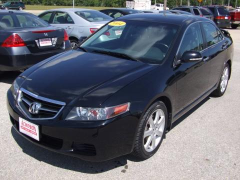 Nighthawk Black Pearl Acura TSX Sedan.  Click to enlarge.