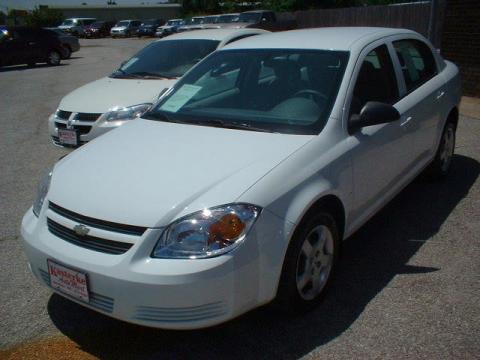 Summit White Chevrolet Cobalt LS Sedan.  Click to enlarge.