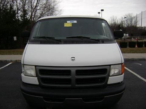 Bright White Dodge Ram Van 1500 Commercial.  Click to enlarge.