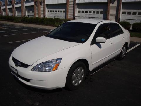 Taffeta White Honda Accord LX Sedan.  Click to enlarge.