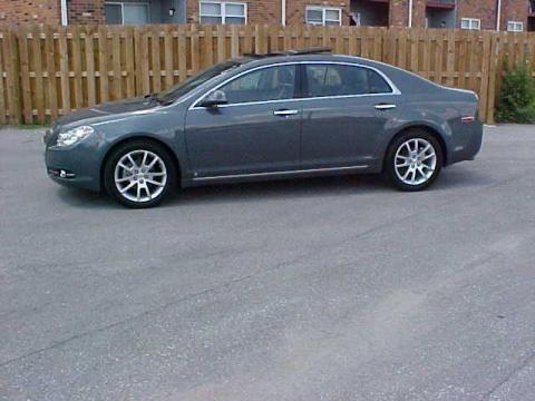 Dark Gray Metallic Chevrolet Malibu LTZ Sedan.  Click to enlarge.