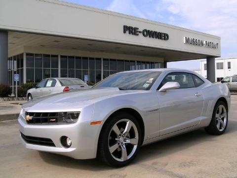 Silver Ice Metallic Chevrolet Camaro LT/RS Coupe.  Click to enlarge.