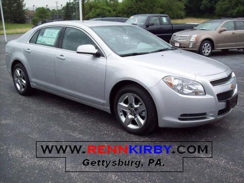 Silver Ice Metallic Chevrolet Malibu LT Sedan.  Click to enlarge.