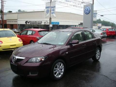 Phantom Purple Mica Mazda MAZDA3 i Sport Sedan.  Click to enlarge.