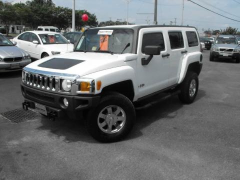 Birch White Hummer H3 .  Click to enlarge.
