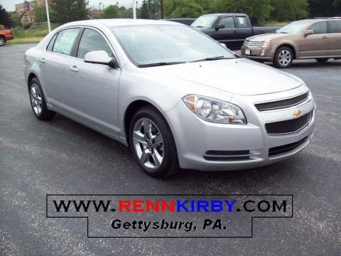 Silver Ice Metallic Chevrolet Malibu LT Sedan.  Click to enlarge.