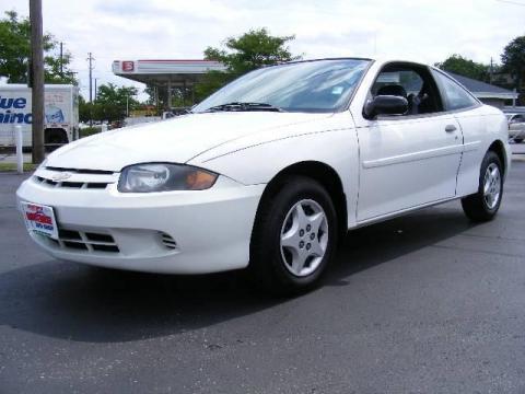 Summit White Chevrolet Cavalier Coupe.  Click to enlarge.