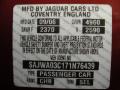 Jaguar Color Code CHB Radiance Red Metallic #26