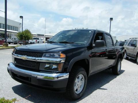Black Chevrolet Colorado LT Crew Cab 4x4.  Click to enlarge.