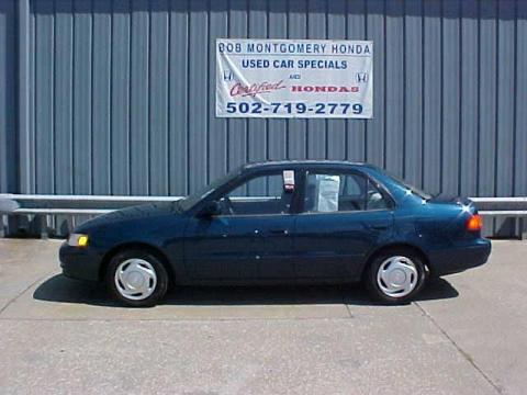Mystic Teal Pearl Metallic Toyota Corolla LE.  Click to enlarge.
