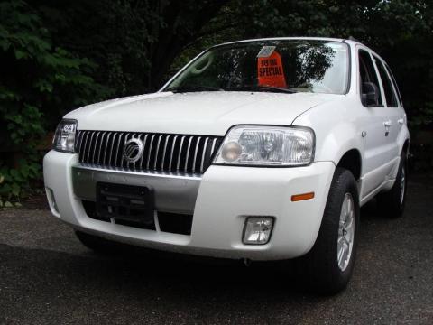 Oxford White Mercury Mariner V6 Convenience 4WD.  Click to enlarge.