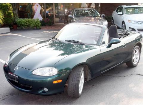 Emerald Green Mica Mazda MX-5 Miata LS Roadster.  Click to enlarge.