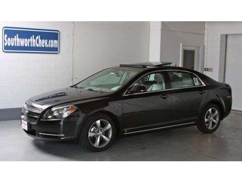 Black Granite Metallic Chevrolet Malibu LT Sedan.  Click to enlarge.