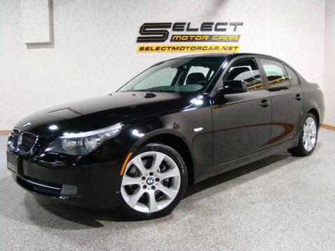 Jet Black BMW 5 Series 535xi Sedan.  Click to enlarge.
