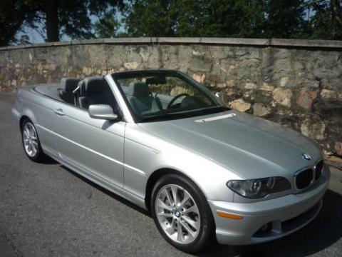 Titanium Silver Metallic BMW 3 Series 330i Convertible.  Click to enlarge.