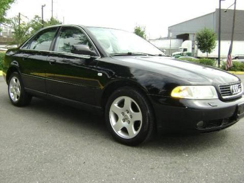 Brilliant Black Audi A4 2.8 quattro Sedan.  Click to enlarge.