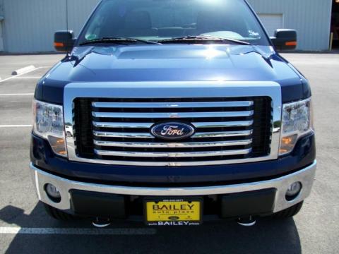 Dark Blue Pearl Metallic Ford F150 XLT SuperCrew 4x4.  Click to enlarge.